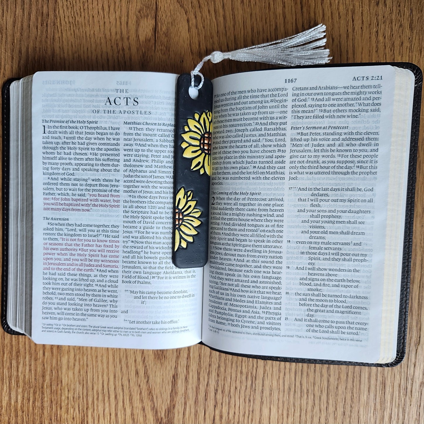 Black Sunflower Bookmark