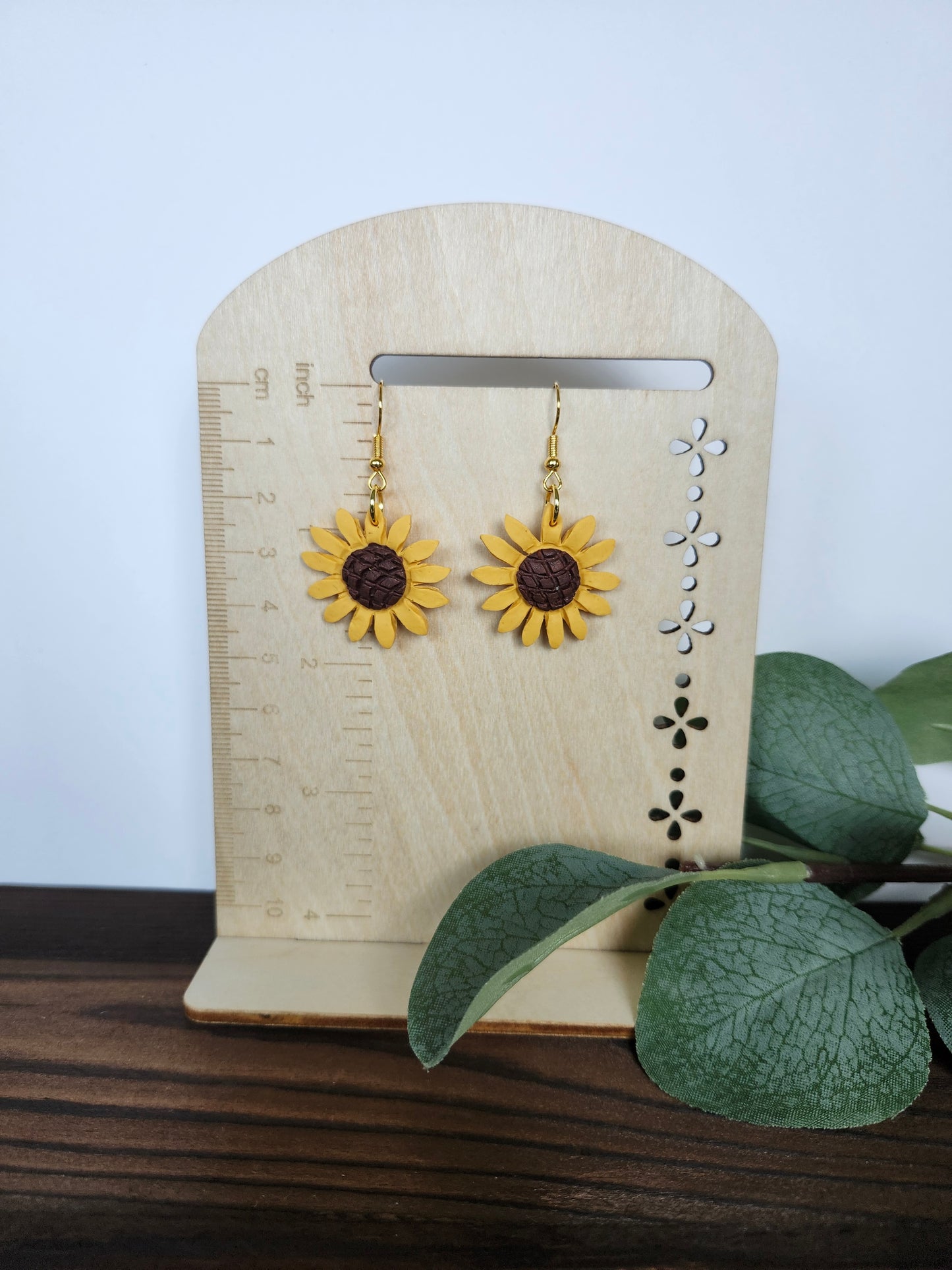 Sunflower Dangle Earring
