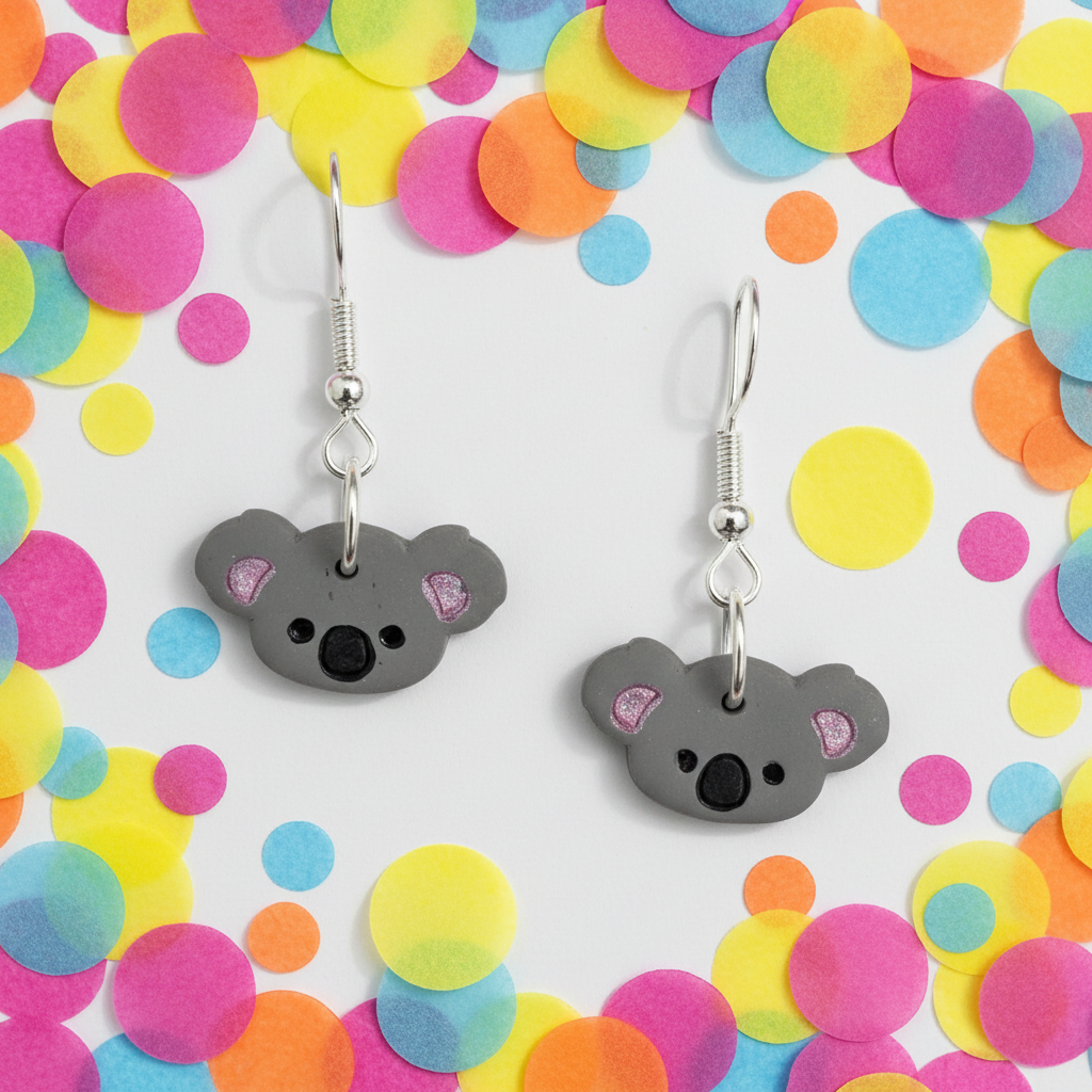 Koala Bear Earrings