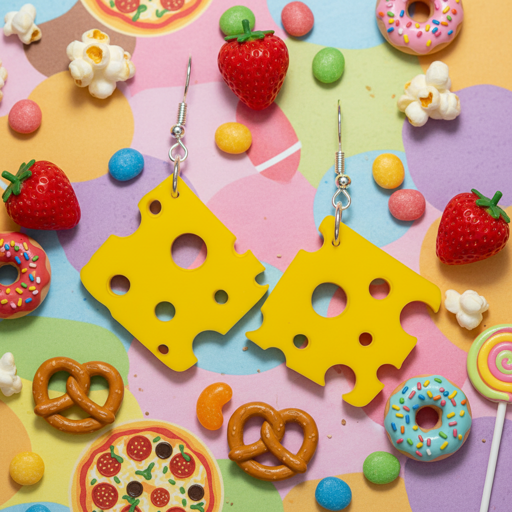 Swiss Cheese Earrings