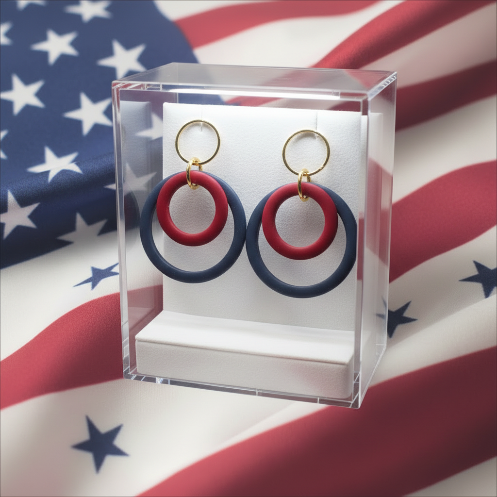 Fancy Patriot Earrings