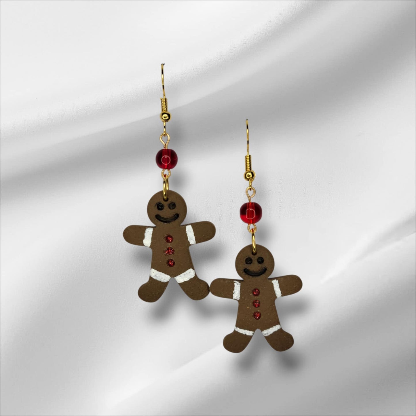 Gingerbread Man Dangle Earring