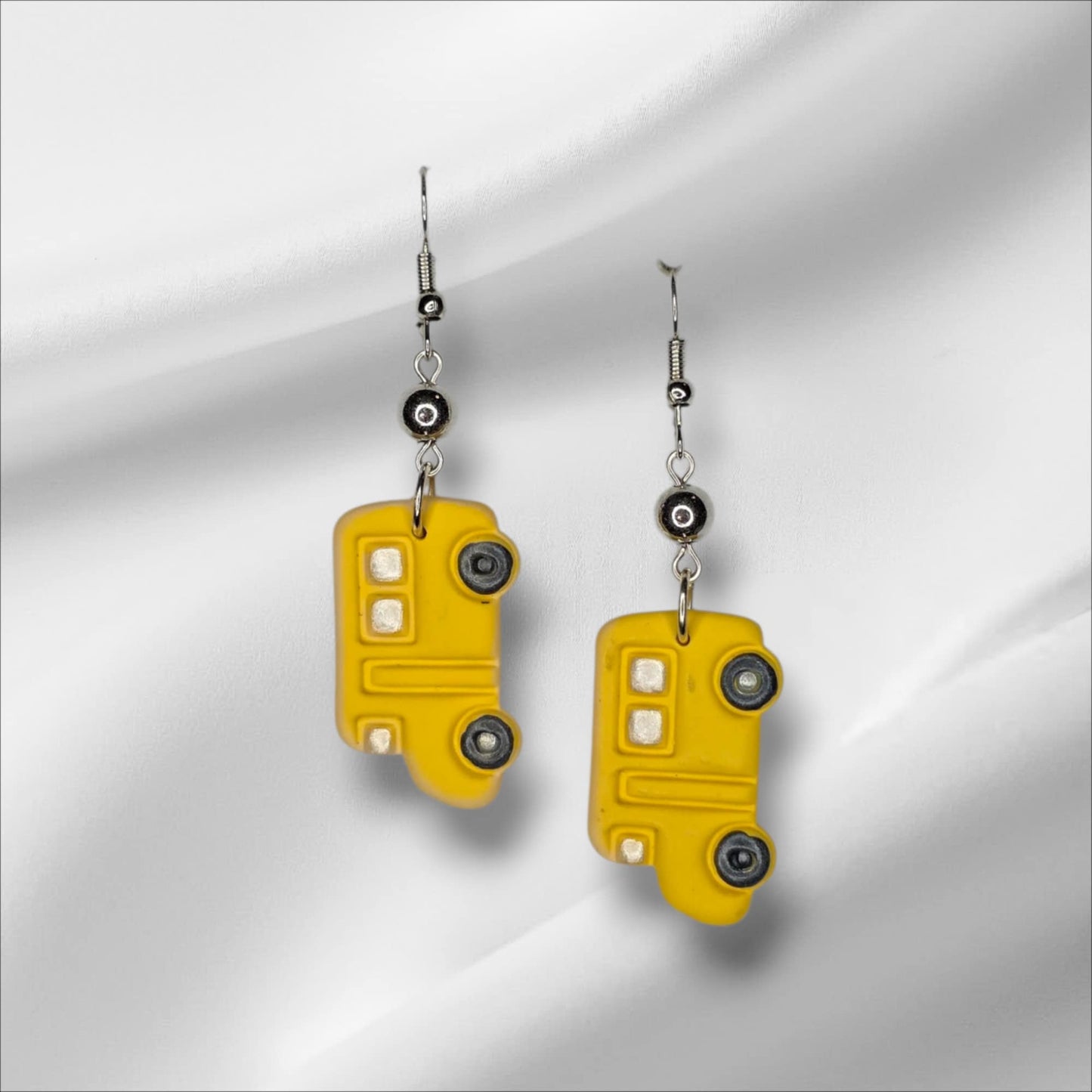 School Bus Dangle Earring