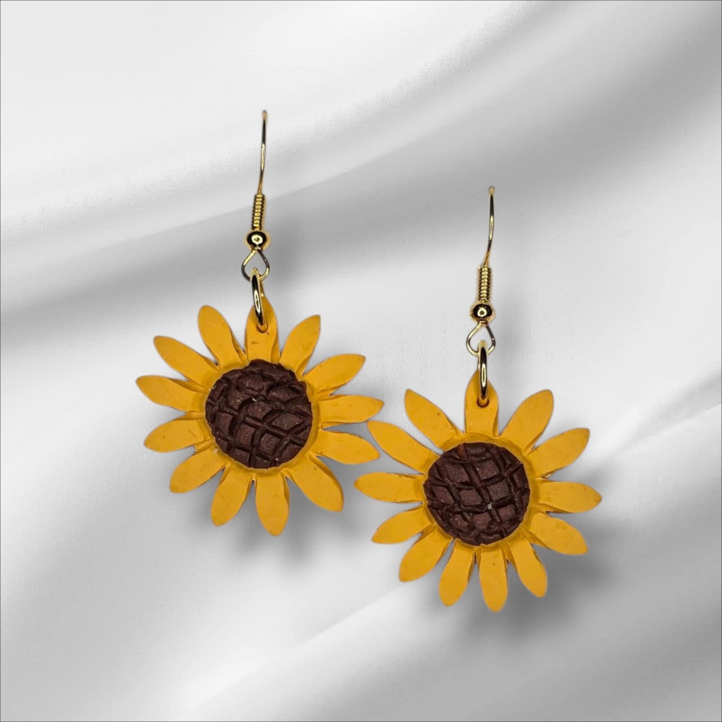 Sunflower Dangle Earring