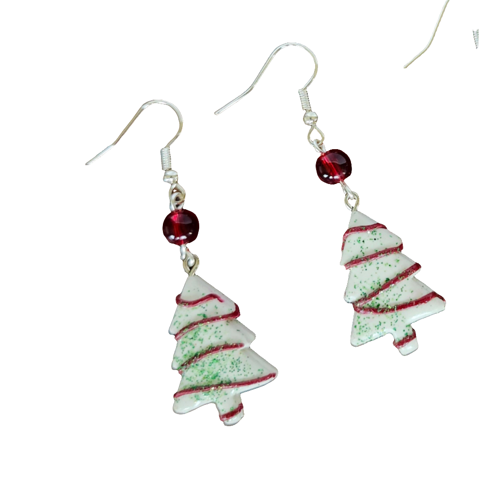 Little Debi Christmas Tree Earrings
