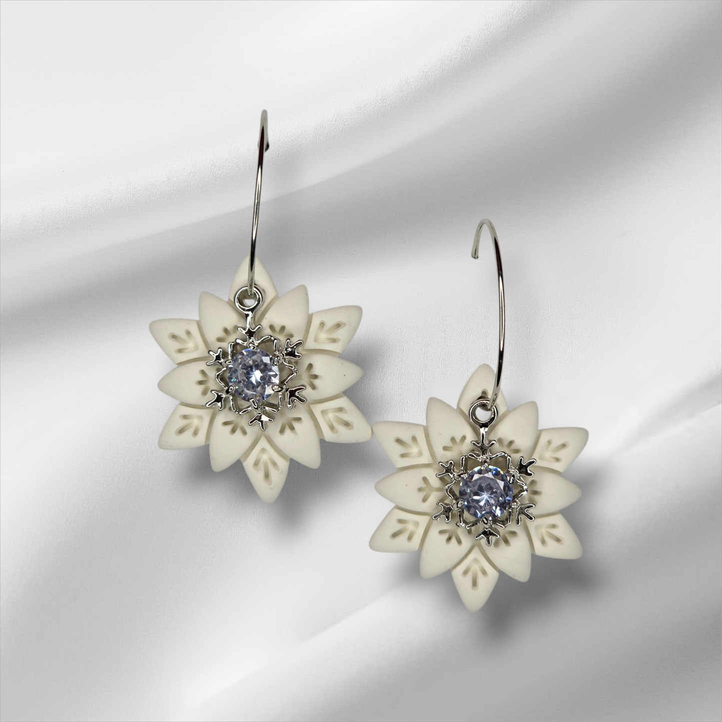 Fancy Snowflake Earrings