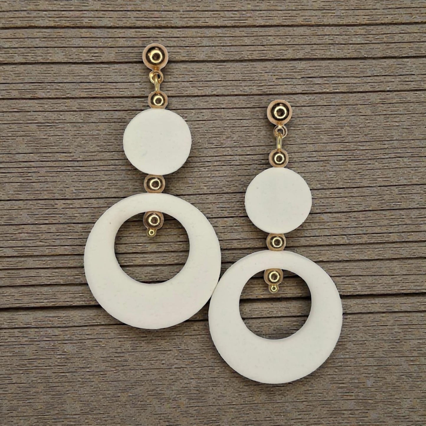 Two Tiered Circle Dangle