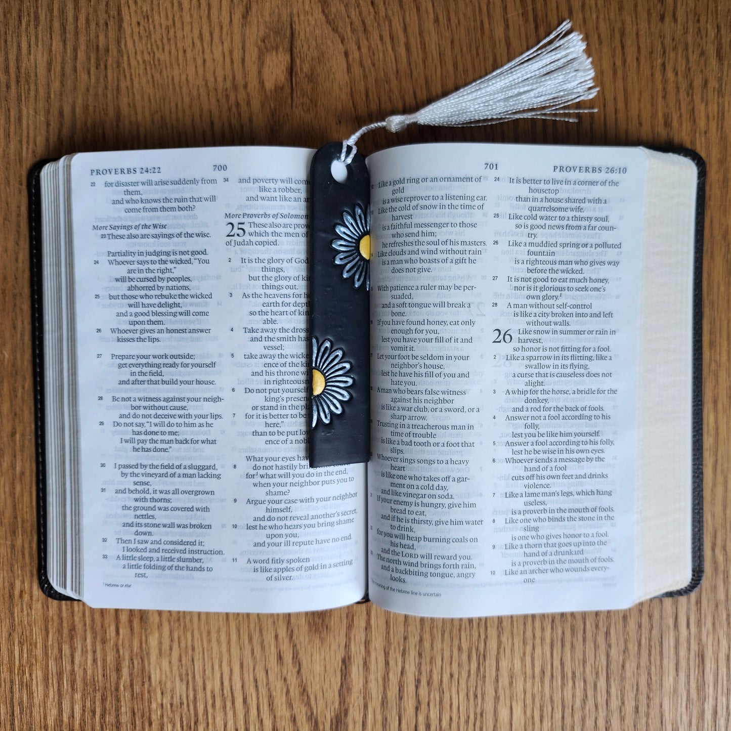 Gray Flower Bookmark