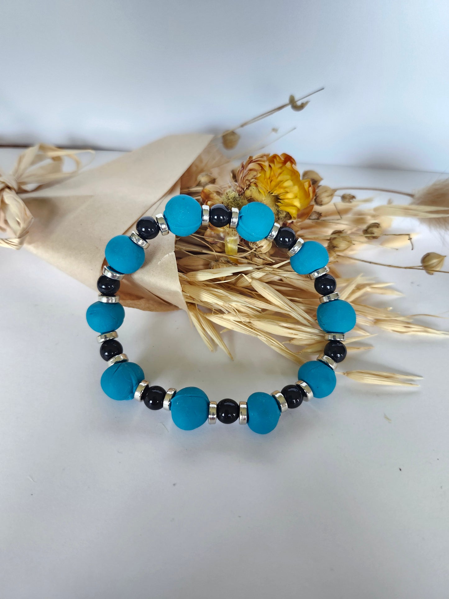 Turqoise and Black Bracelet