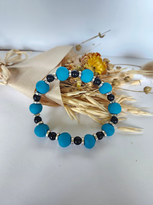 Turqoise and Black Bracelet