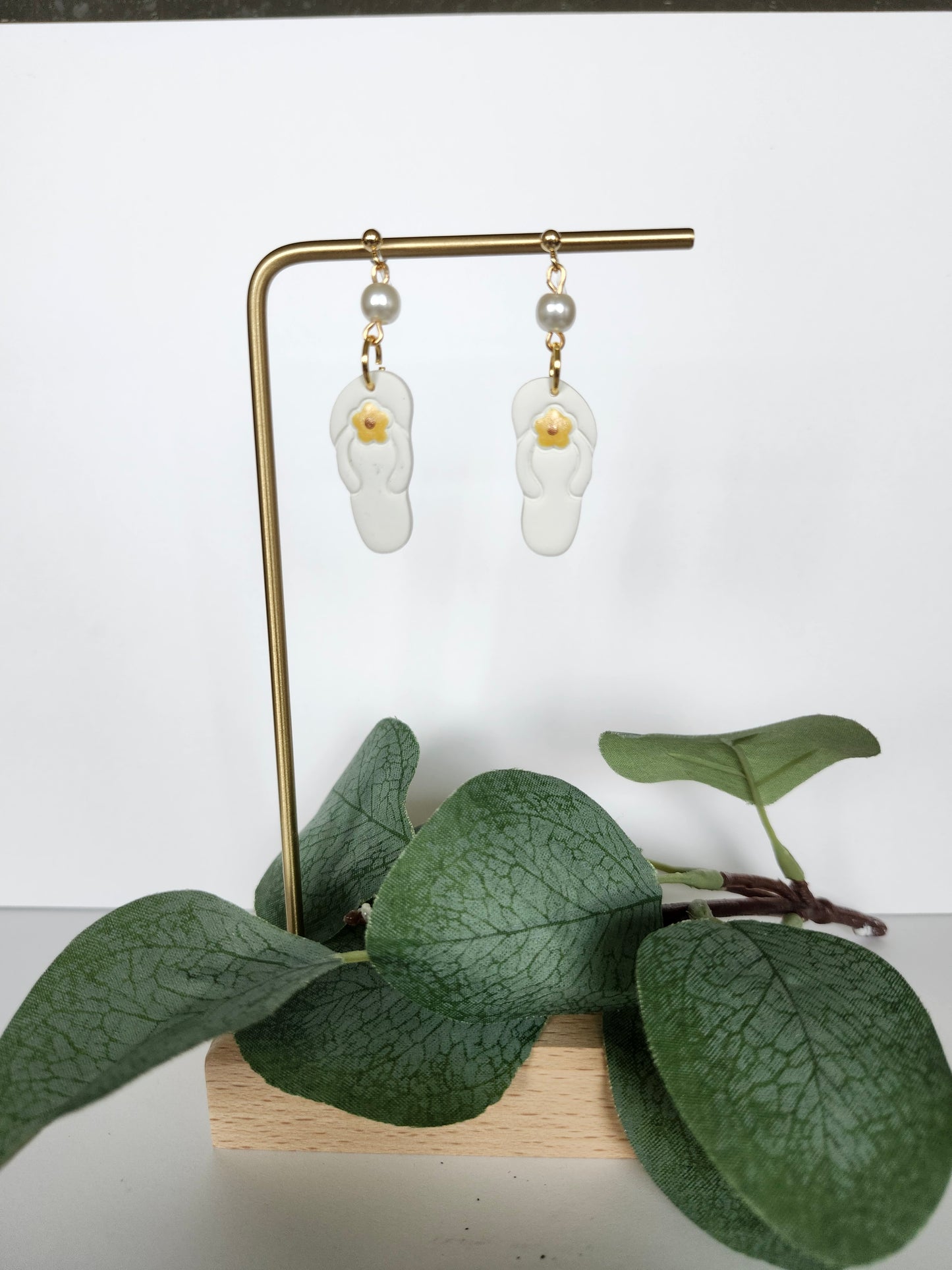 Flip Flop Silicone Clip on Earring