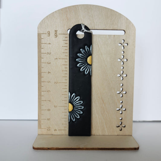Gray Flower Bookmark