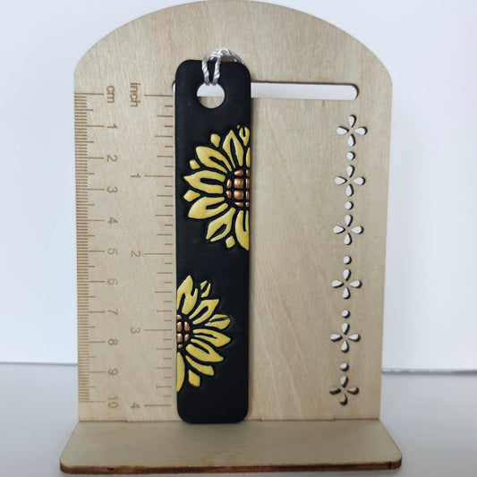 Black Sunflower Bookmark