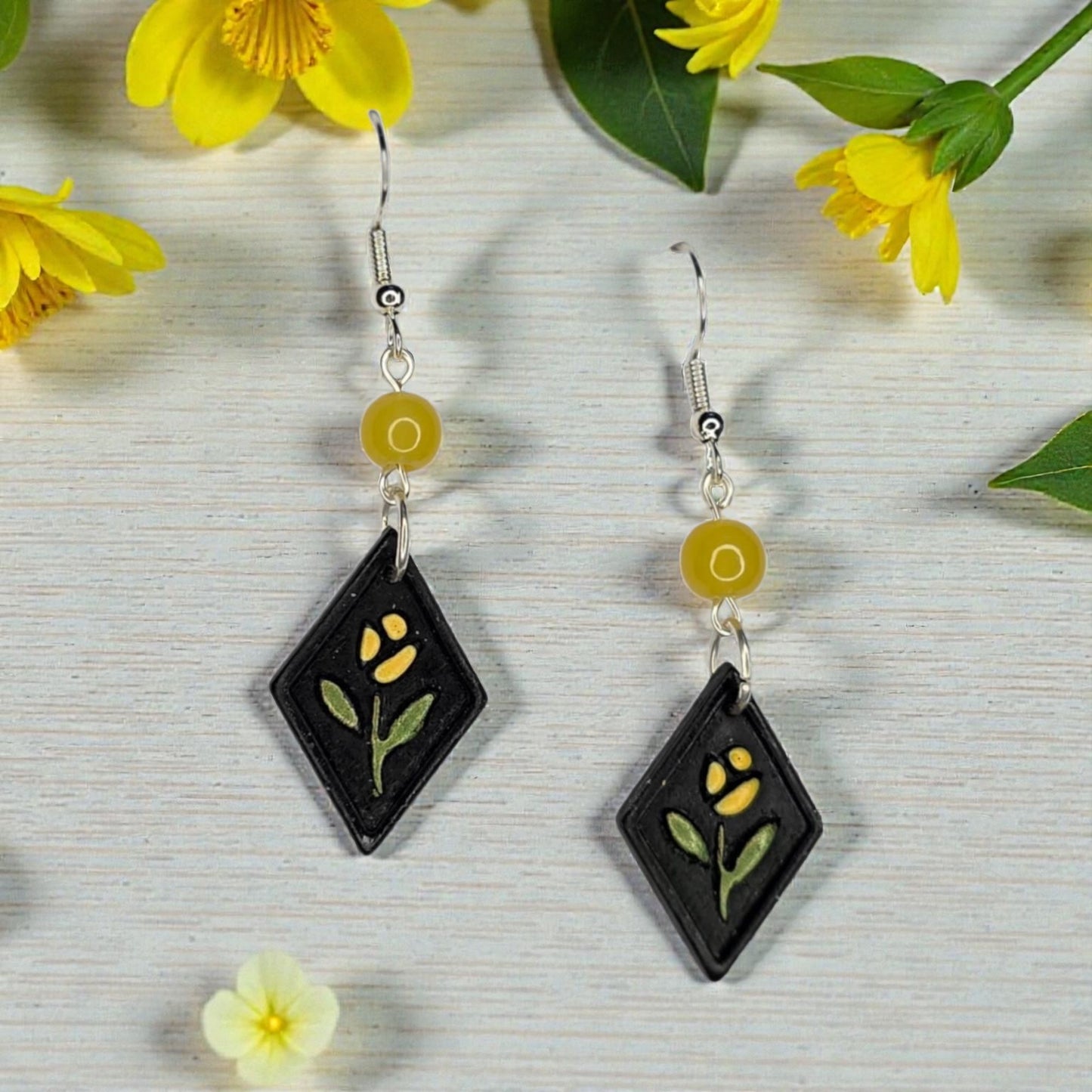 Tulip Flower Dangle Earring