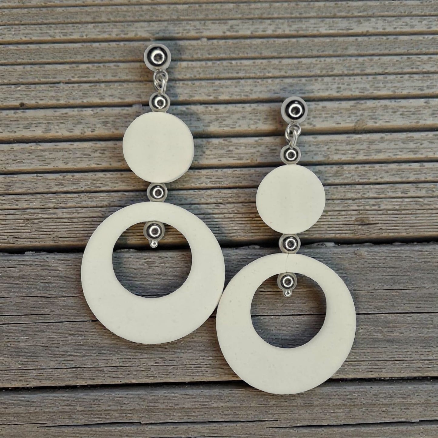 Two Tiered Circle Dangle