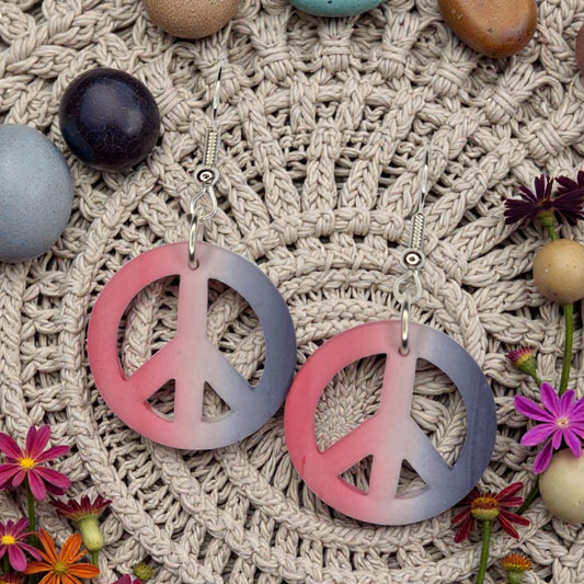 Peace Symbol Earrings