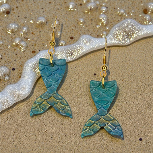 Fun Mermaid Tail Earrings