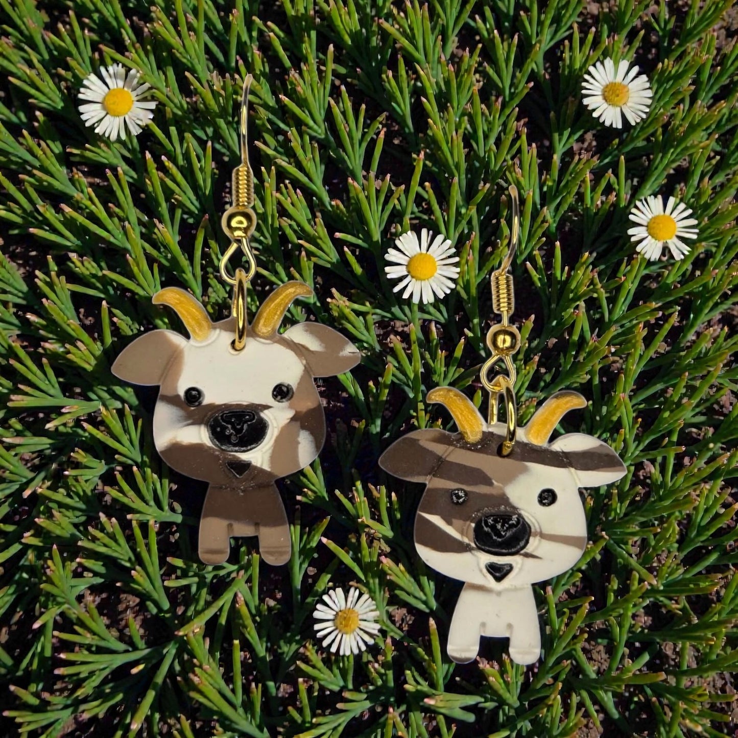 Fun Goat Earrings