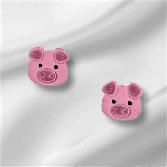 Koala or Pink Piggy Stud Earrings