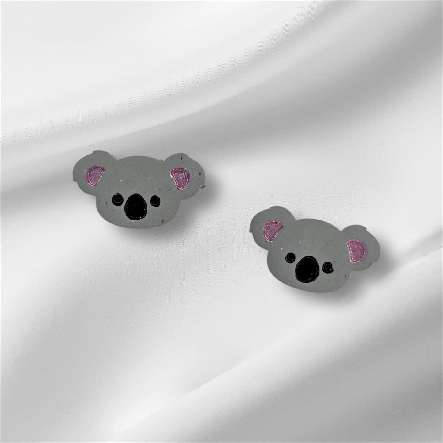 Koala or Pink Piggy Stud Earrings