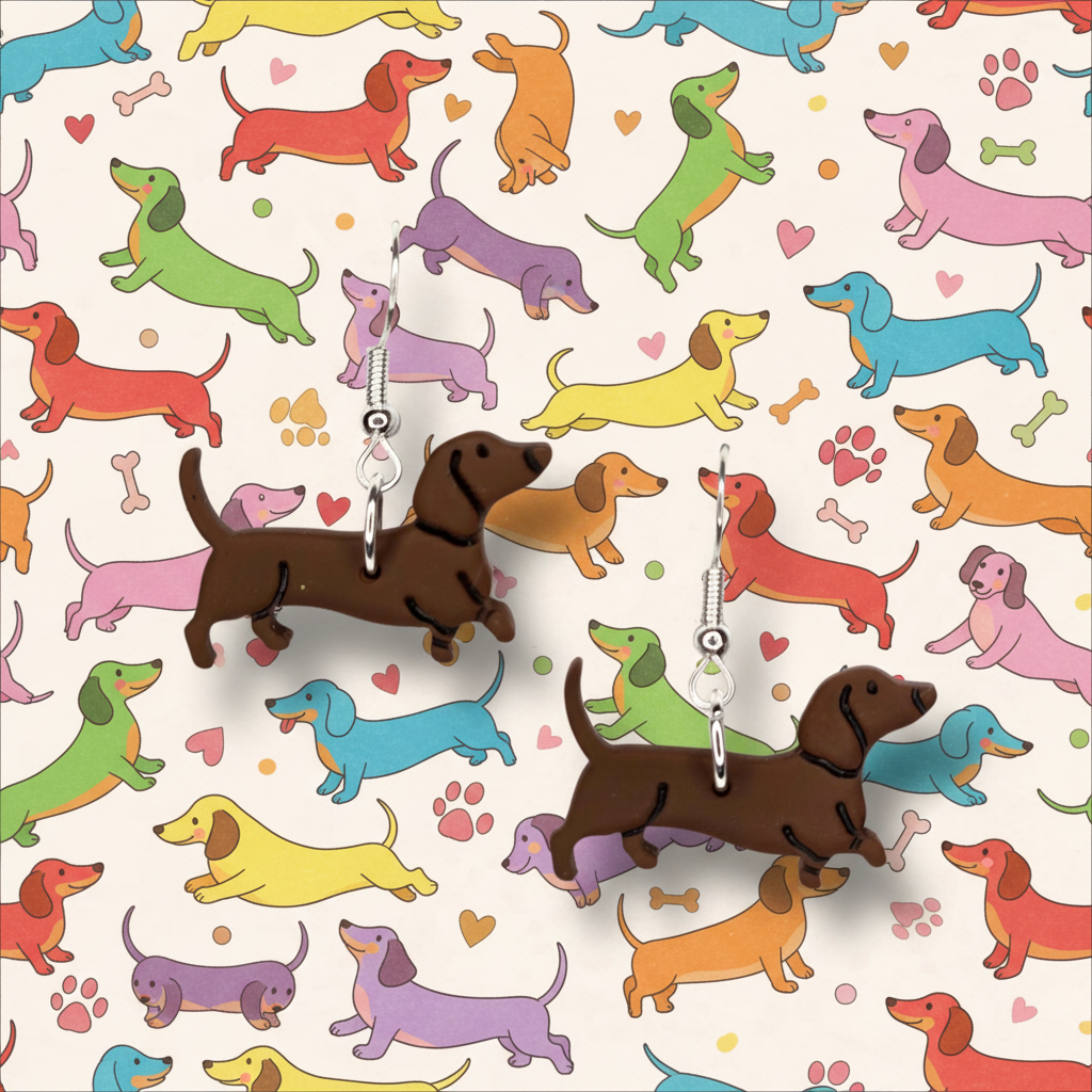 Wiener Dog Earrings