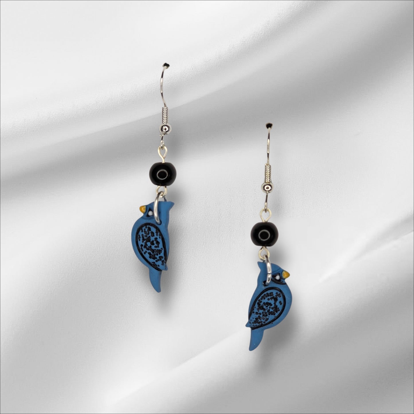 Blue Bird or Red Bird Earrings
