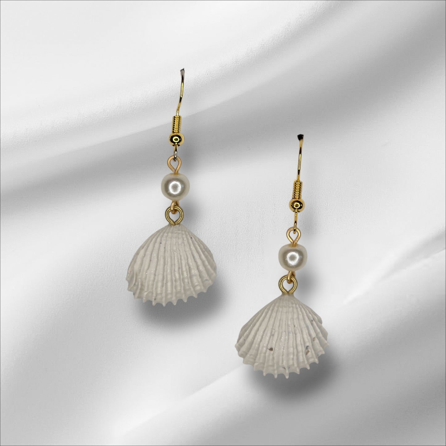 Faux Sea Shell Earrings