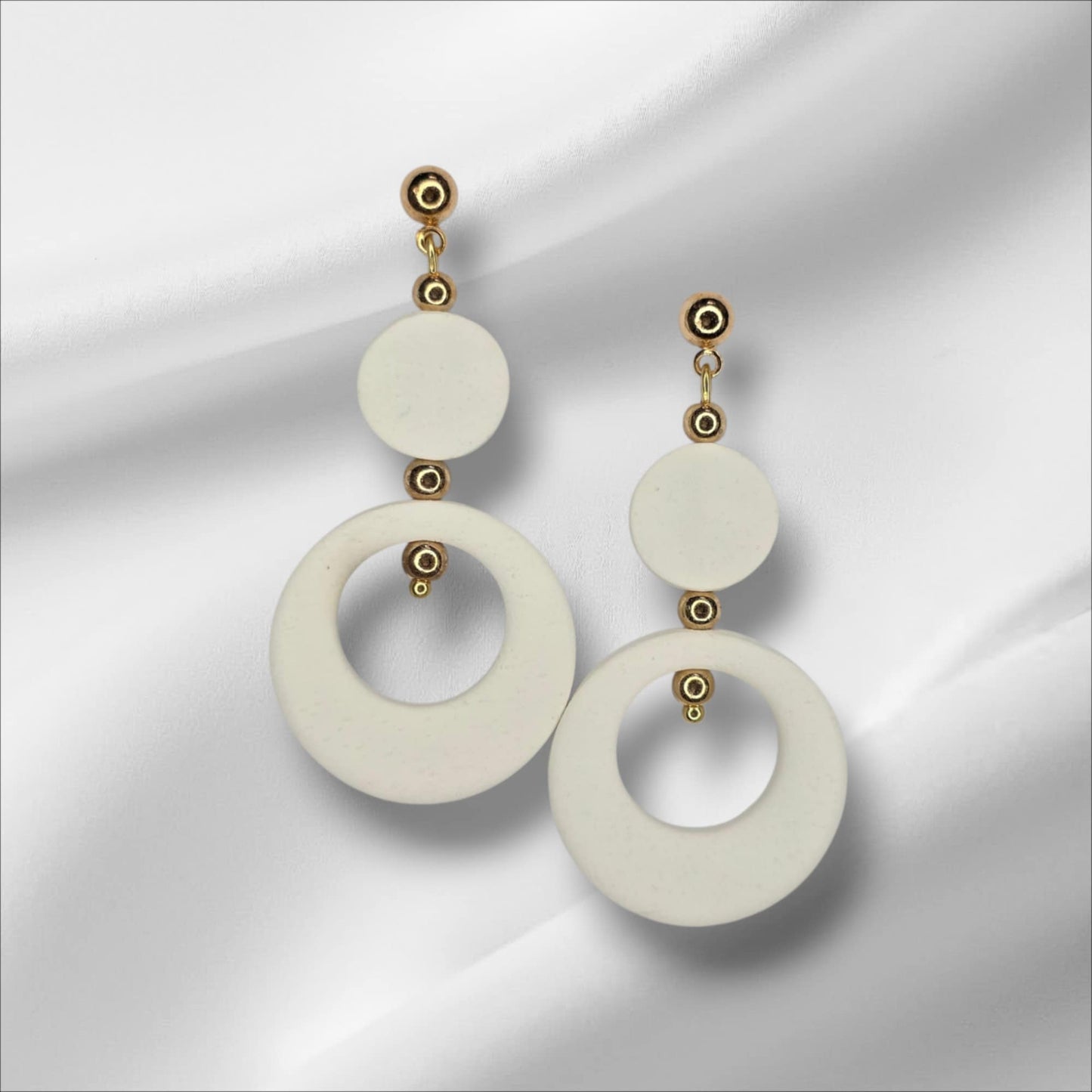 Two Tiered Circle Dangle