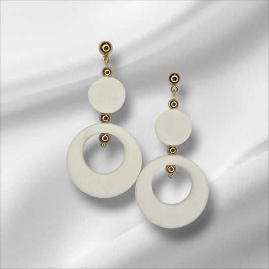 Two Tiered Circle Dangle