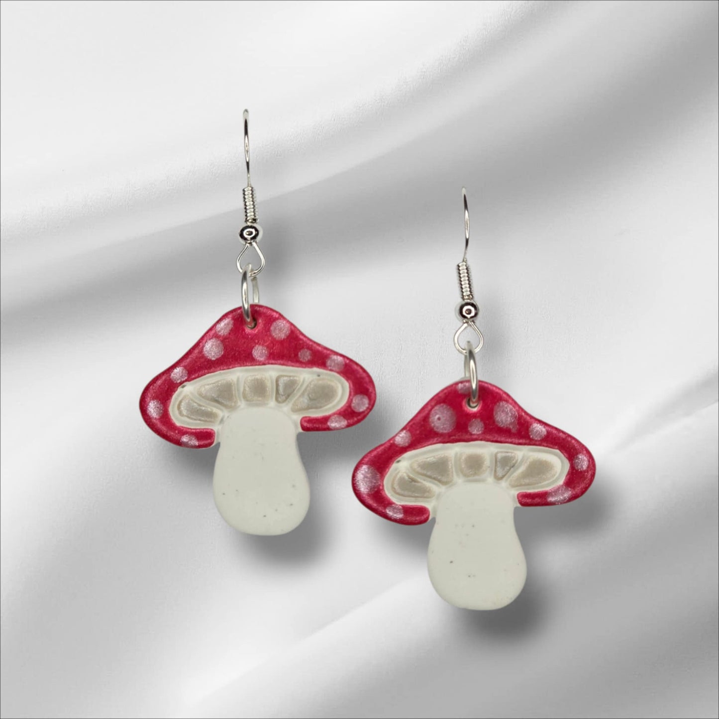 Colorful Mushroom Earrings