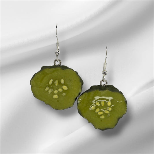 Realistic Pickle Earring