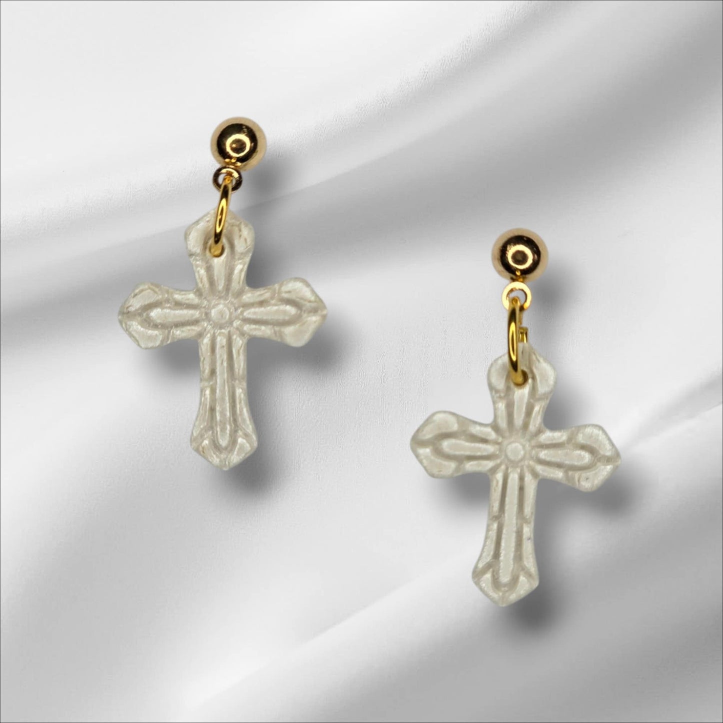Delicate White Cross