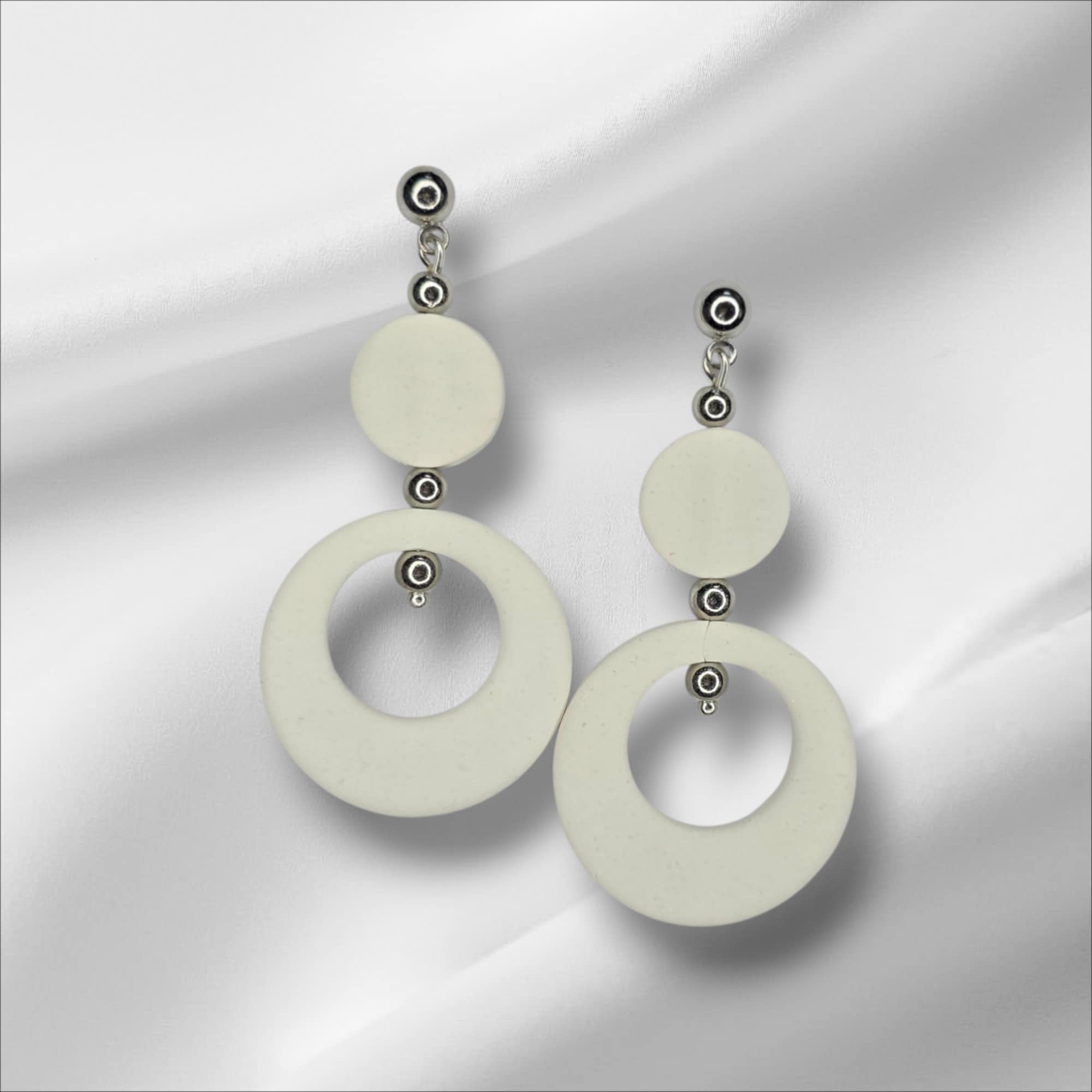 DOPPELGANGER　BELLAIR Two Tiered Circle Dangle – Red's by Design