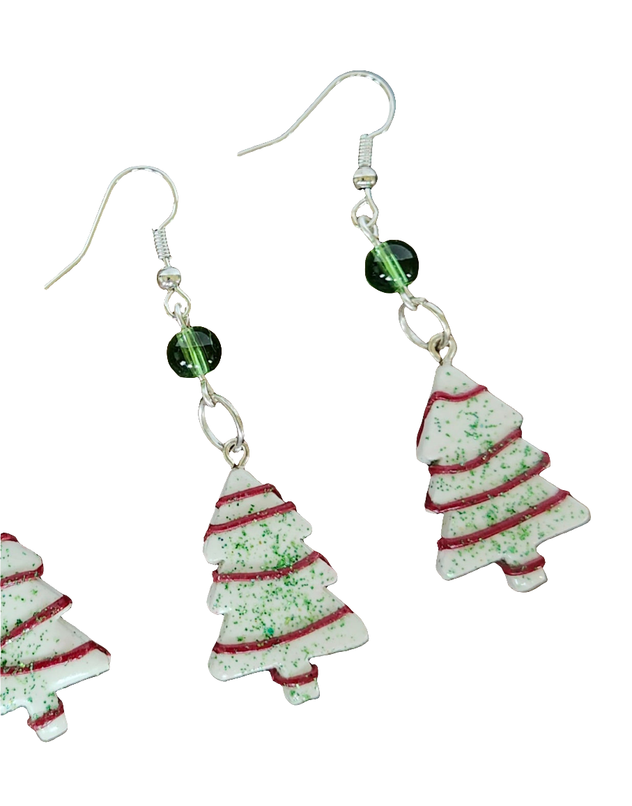 Little Debi Christmas Tree Earrings