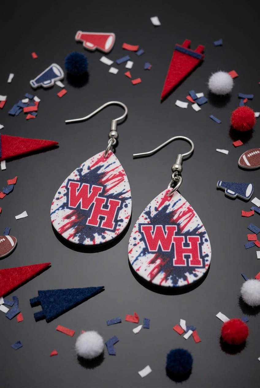 West Holmes School Spirit Earrings