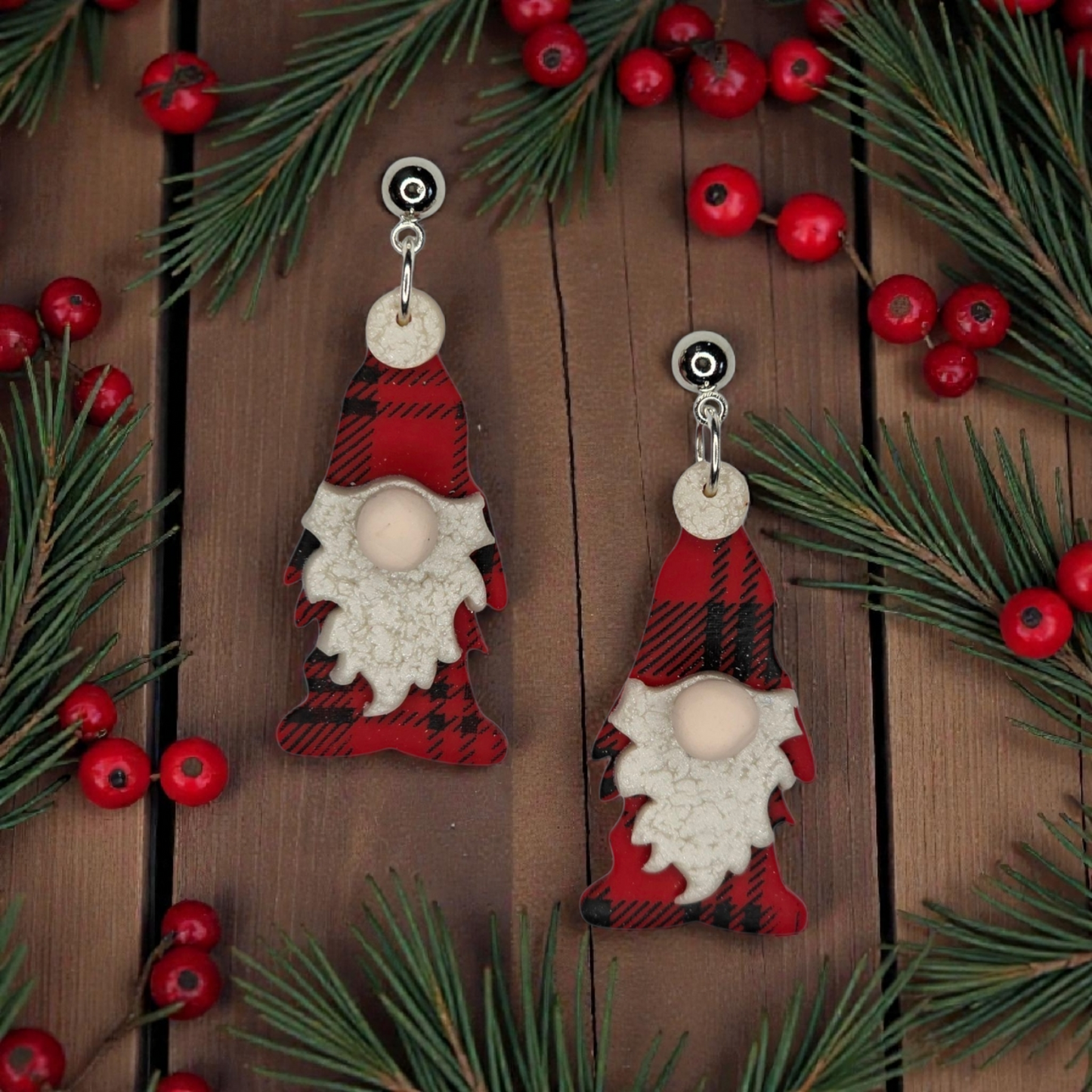 Christmas Gnome earrings
