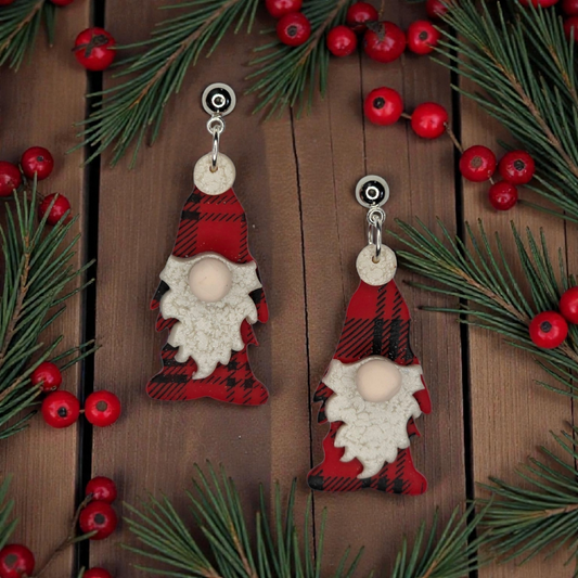 Christmas Gnome earrings