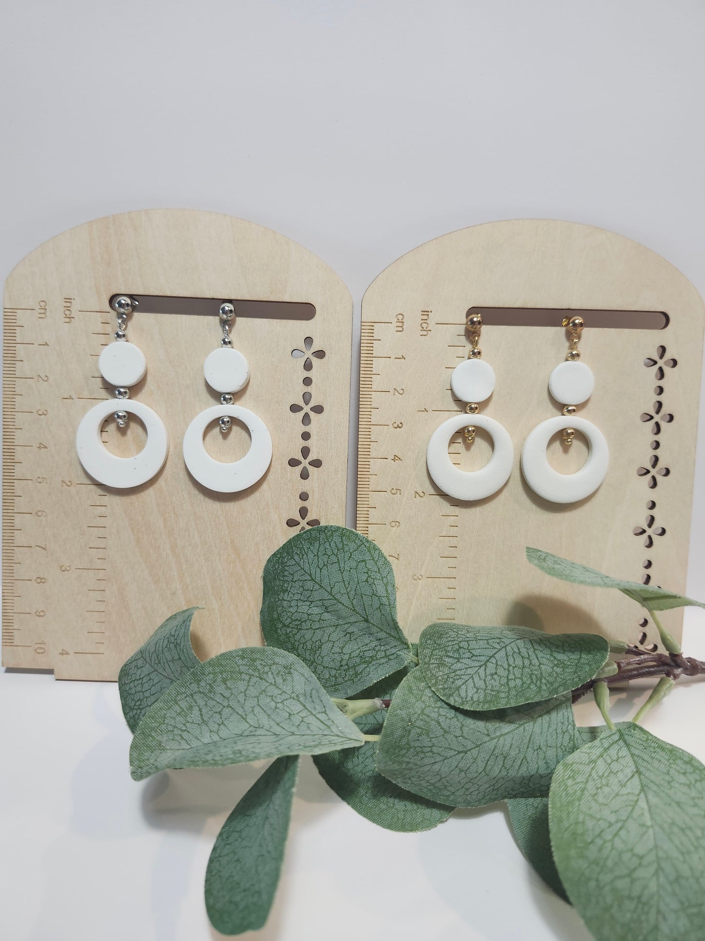 Two Tiered Circle Dangle
