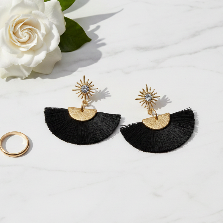 Boho Fan earrings