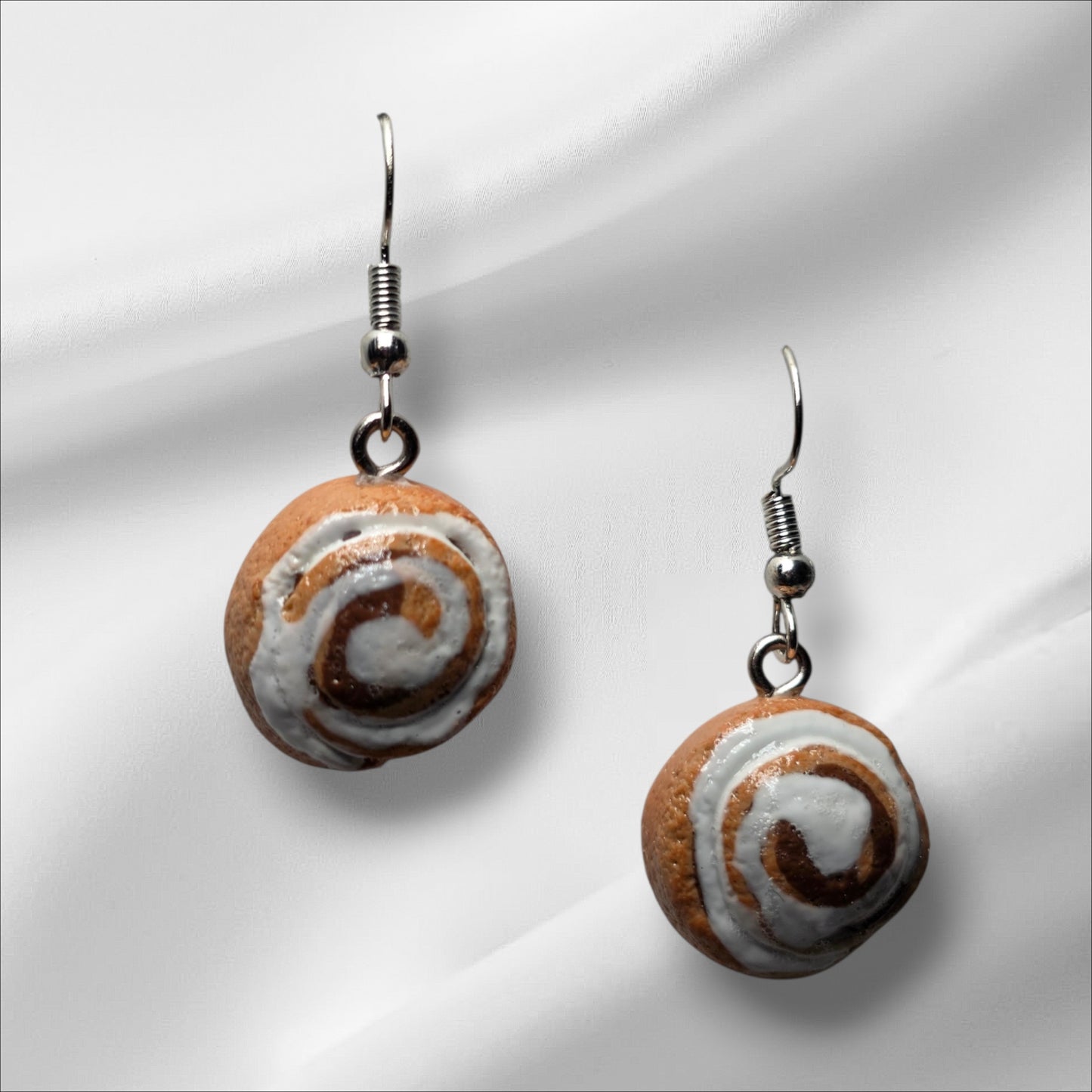Cinnamon Roll Earrings