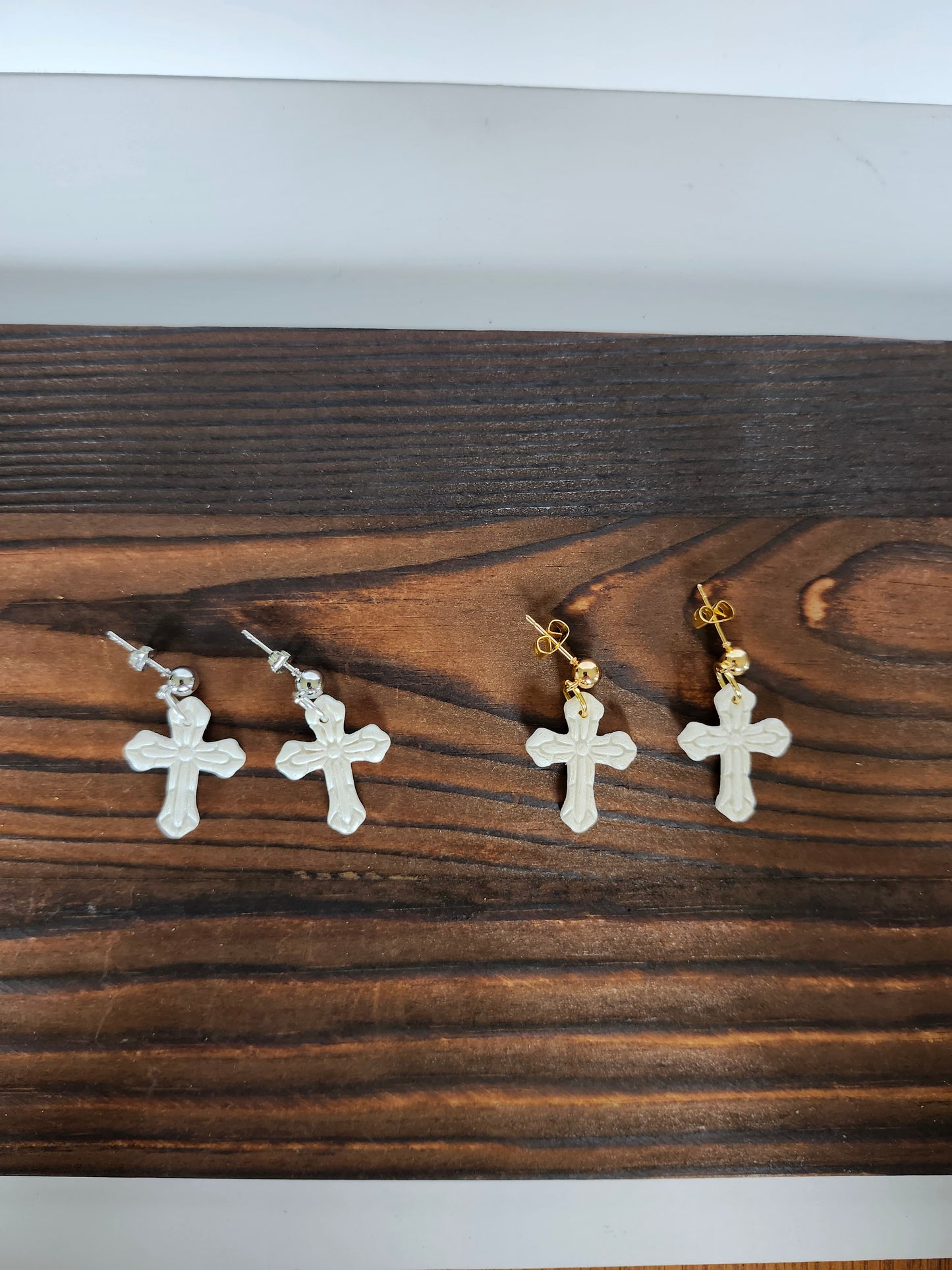 Delicate White Cross