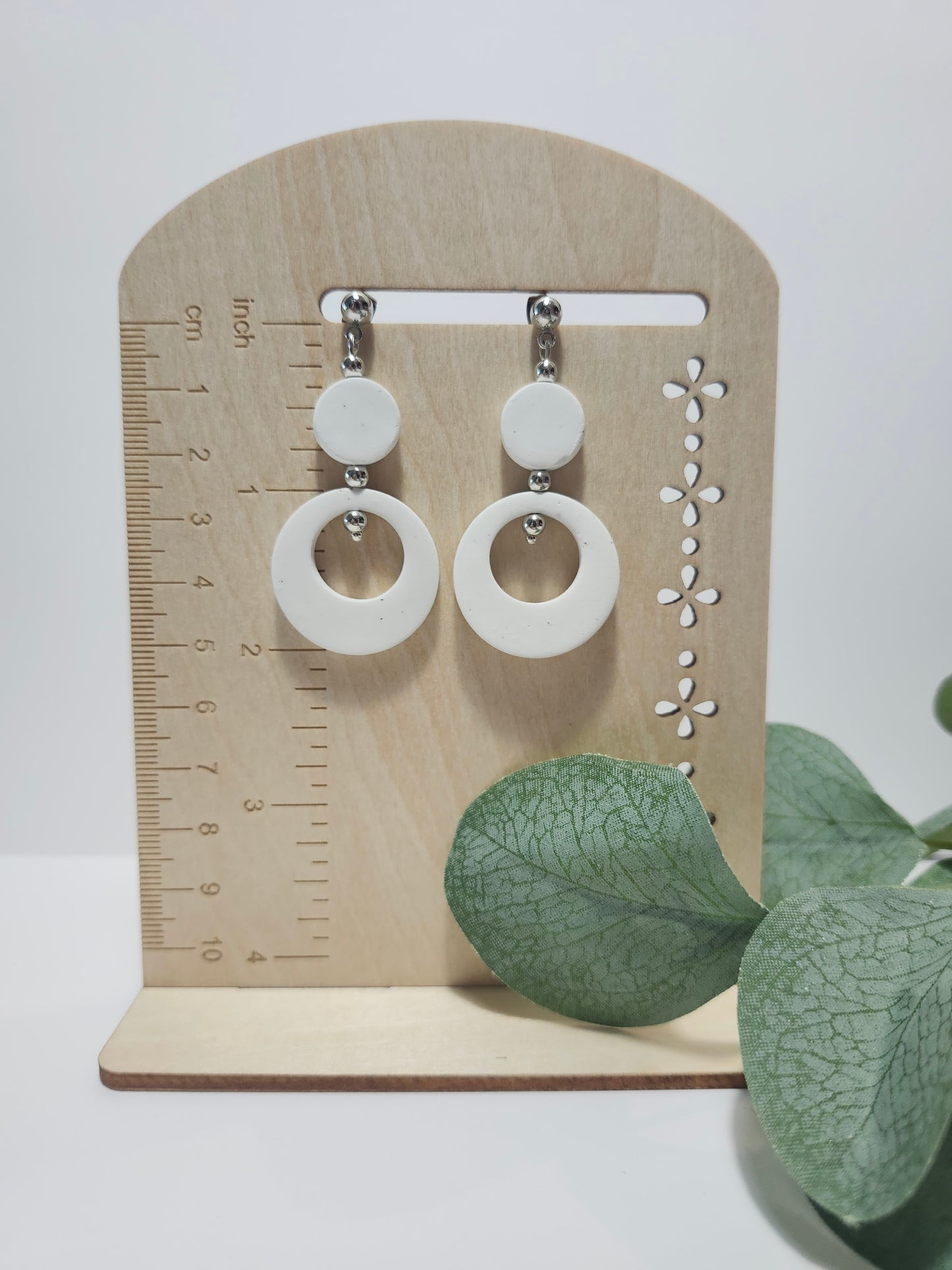 Two Tiered Circle Dangle