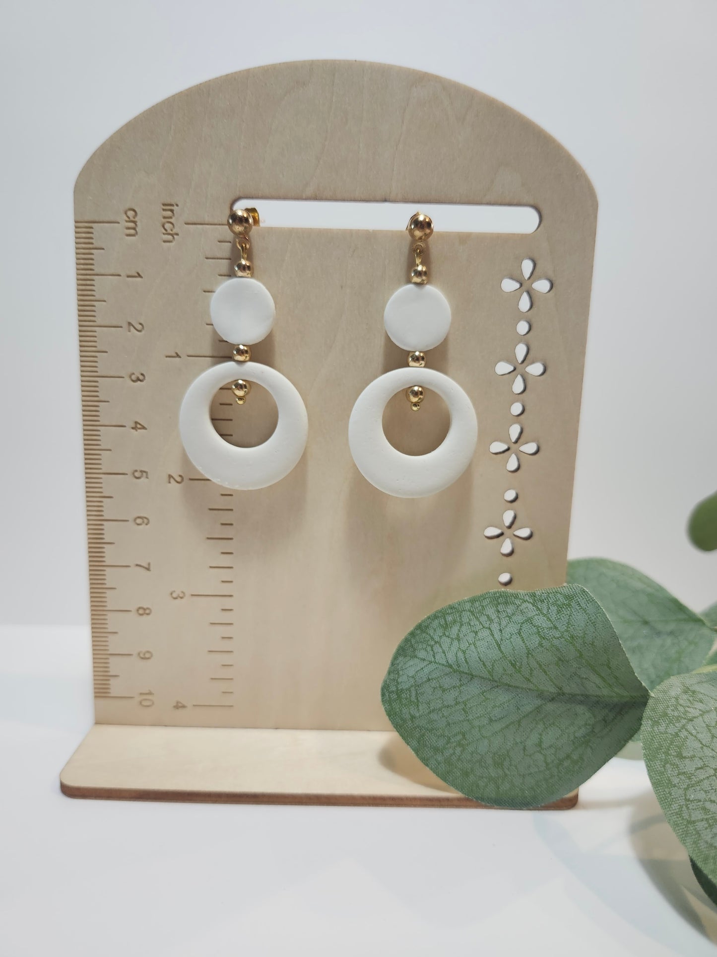 Two Tiered Circle Dangle