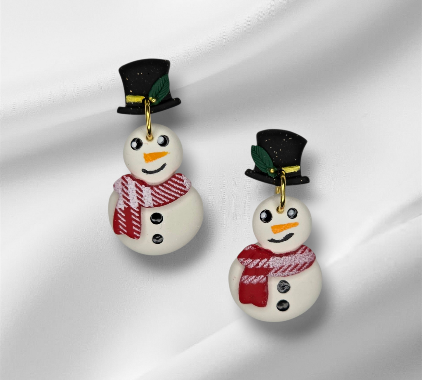Cute Snowman Earrings