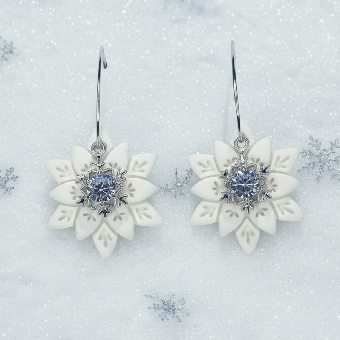 Fancy Snowflake Earrings