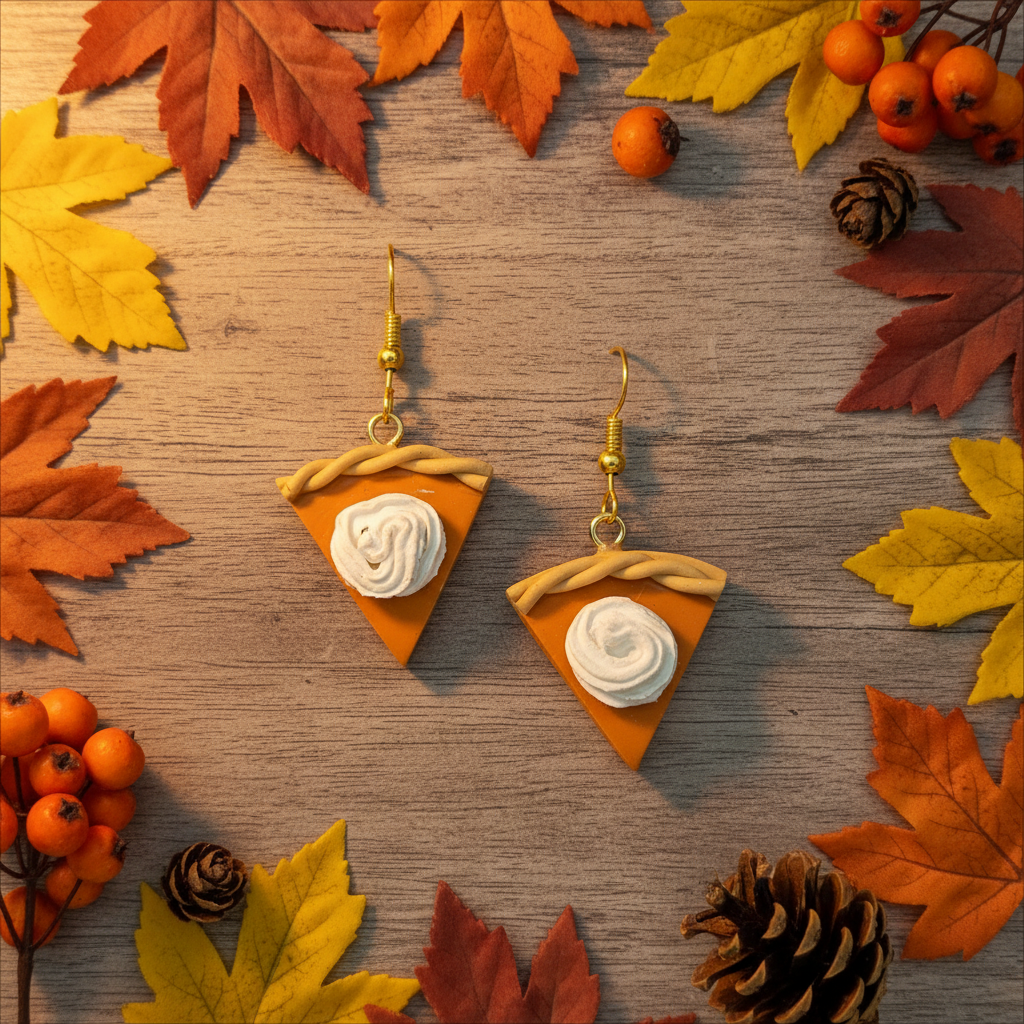 Pumpkin Pie Earrings