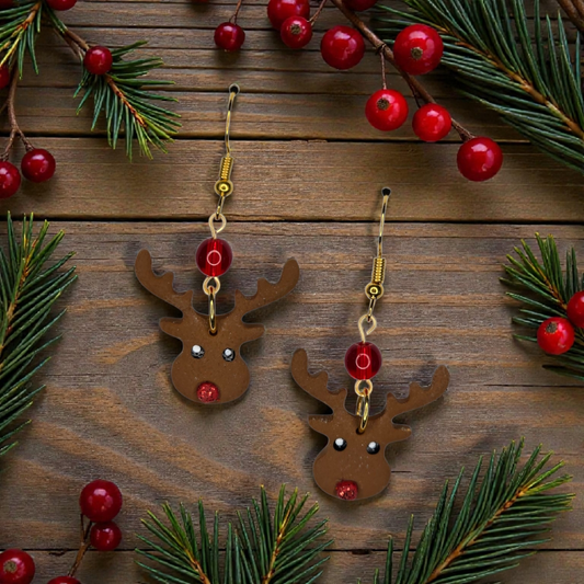 Rudolph Earrings